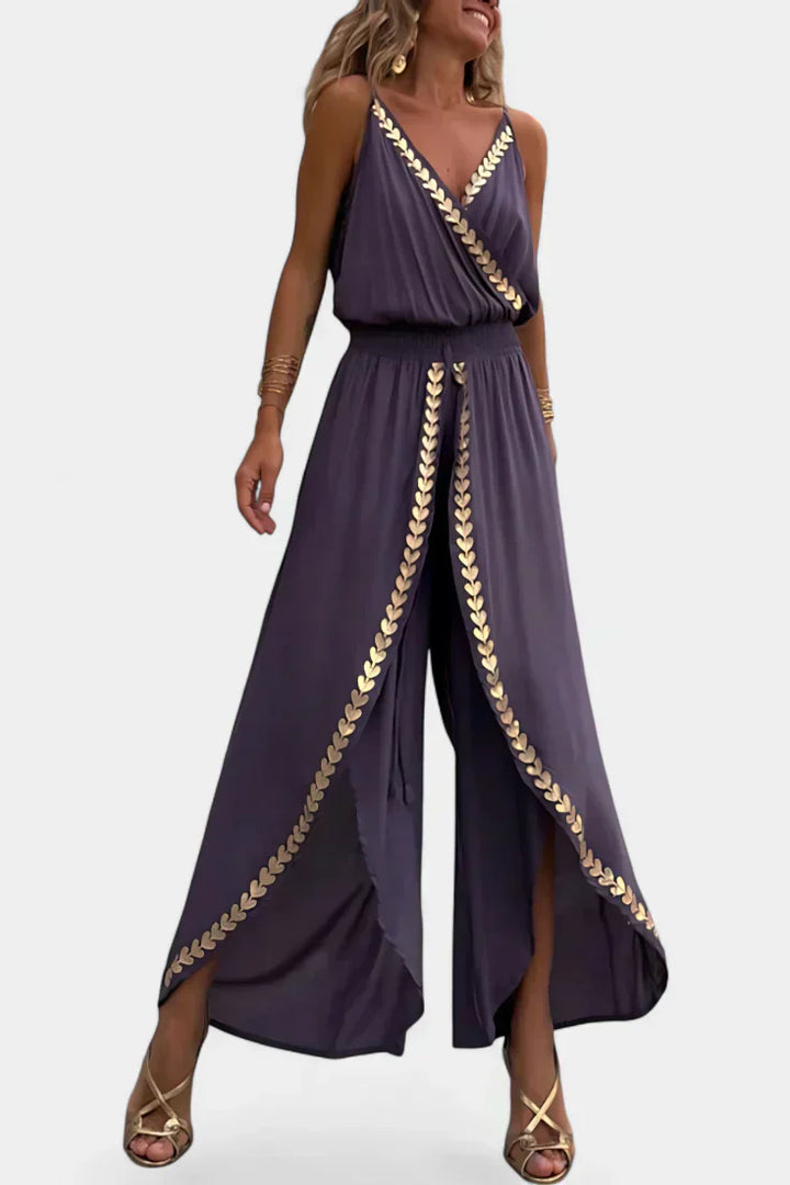 Donatila Mono Unique with Golden Details and Open Leg