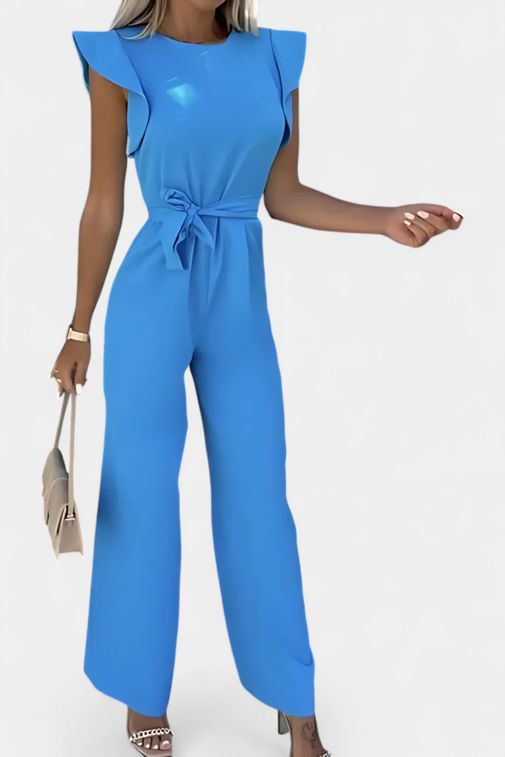 Shalonda Elegant Sleeveless Jumpsuit with Bow