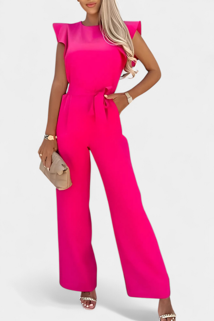 Shalonda Elegant Sleeveless Jumpsuit with Bow