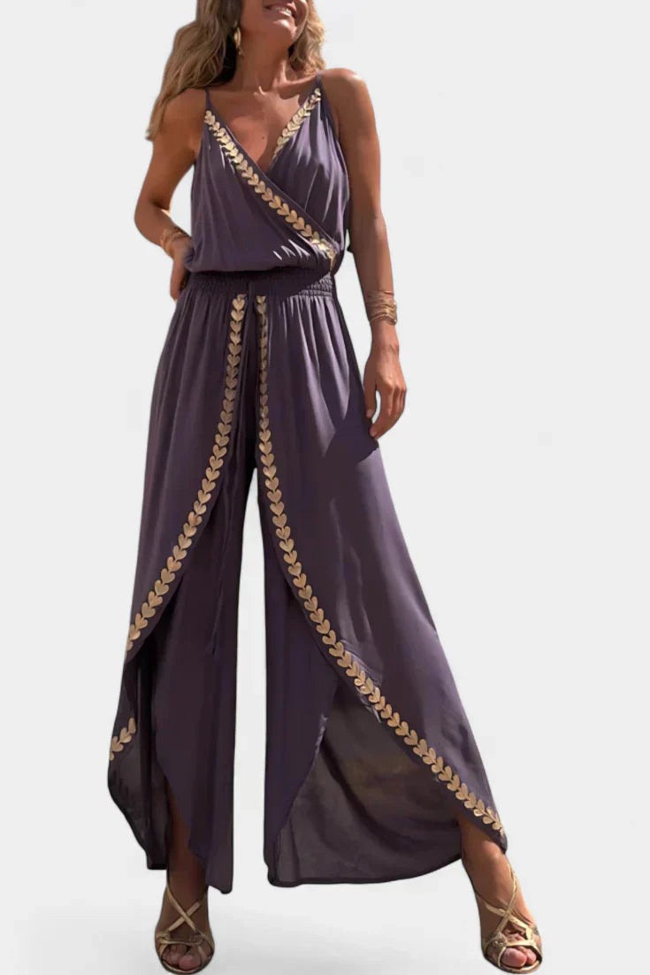 Donatila Mono Unique with Golden Details and Open Leg