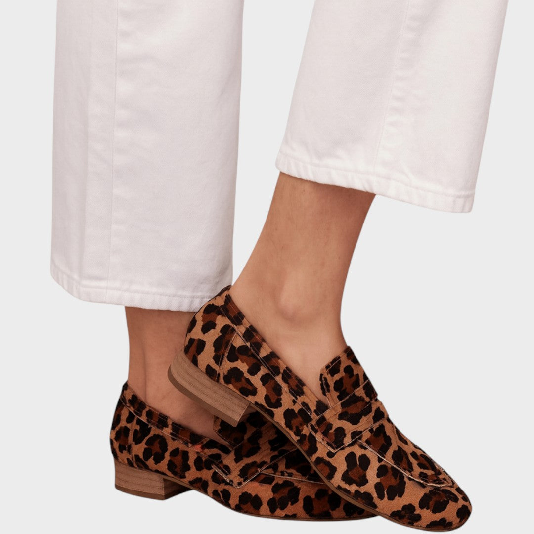 Sabrina | Leopard Print Loafers