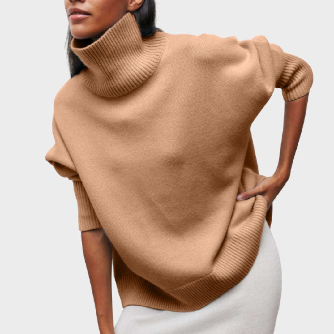 Suzana | Suéter de Cuello Alto Oversize