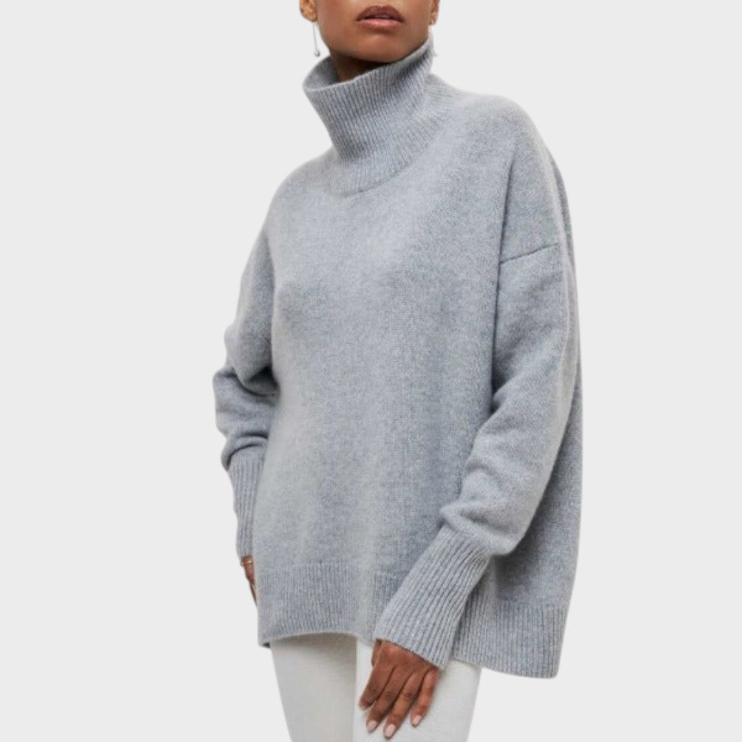 Suzana | Suéter de Cuello Alto Oversize