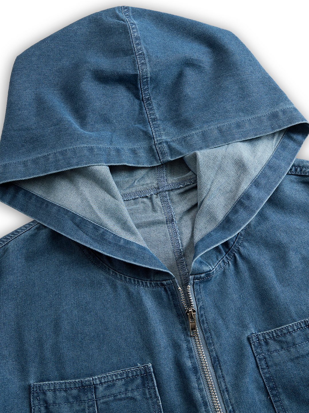 Tiria Long-Sleeve Jumpsuit with Hood