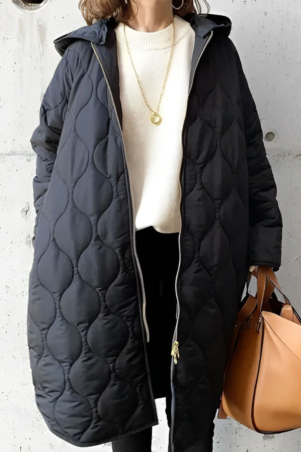 PRISCILLA™ | PARKA WITH HOOD AND CAREFUL DETAILS