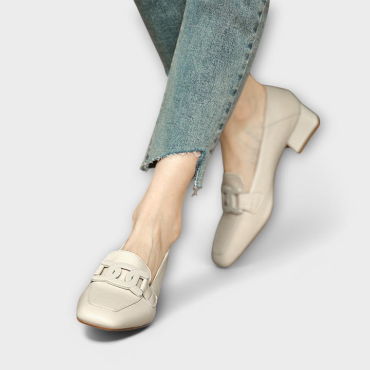 Monika™ | Elegant Heeled Loafers
