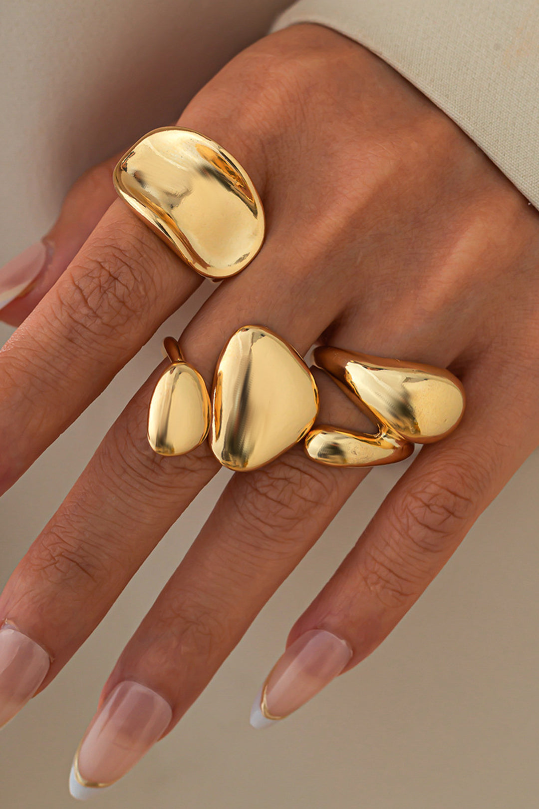 Irregular Metal Rings