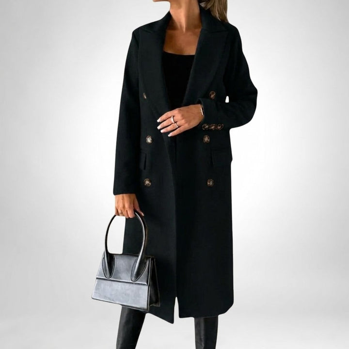 DESIREE™ | LONG COAT WITH DOUBLE BUTTON