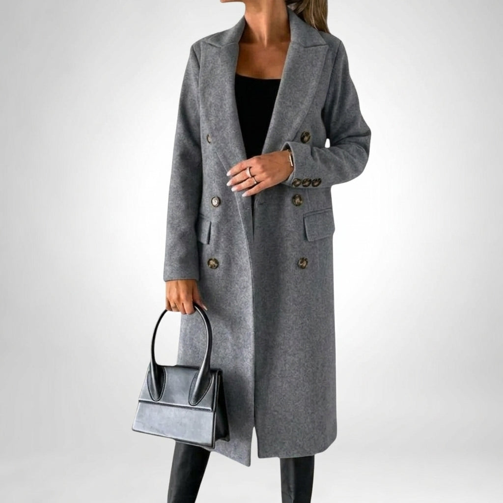 DESIREE™ | LONG COAT WITH DOUBLE BUTTON