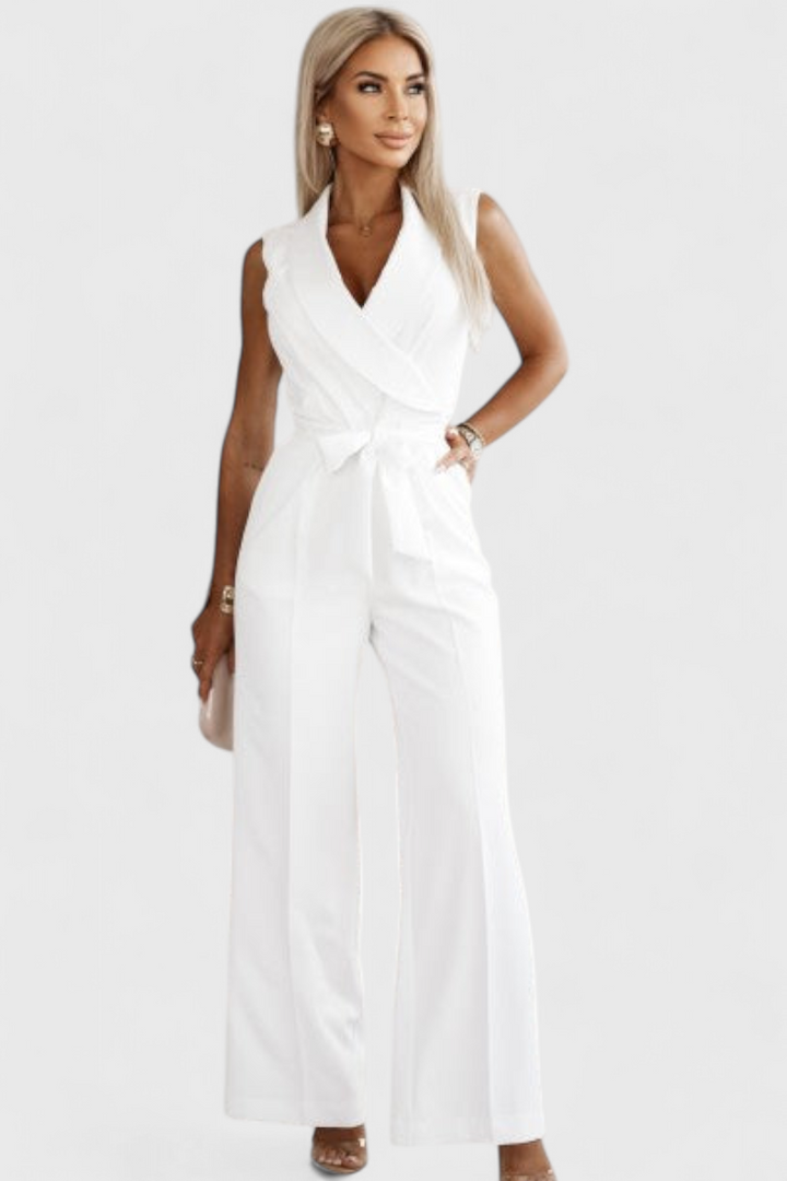 Montserrat Mono Elegant Sleeveless with Bow and Fluid Fall