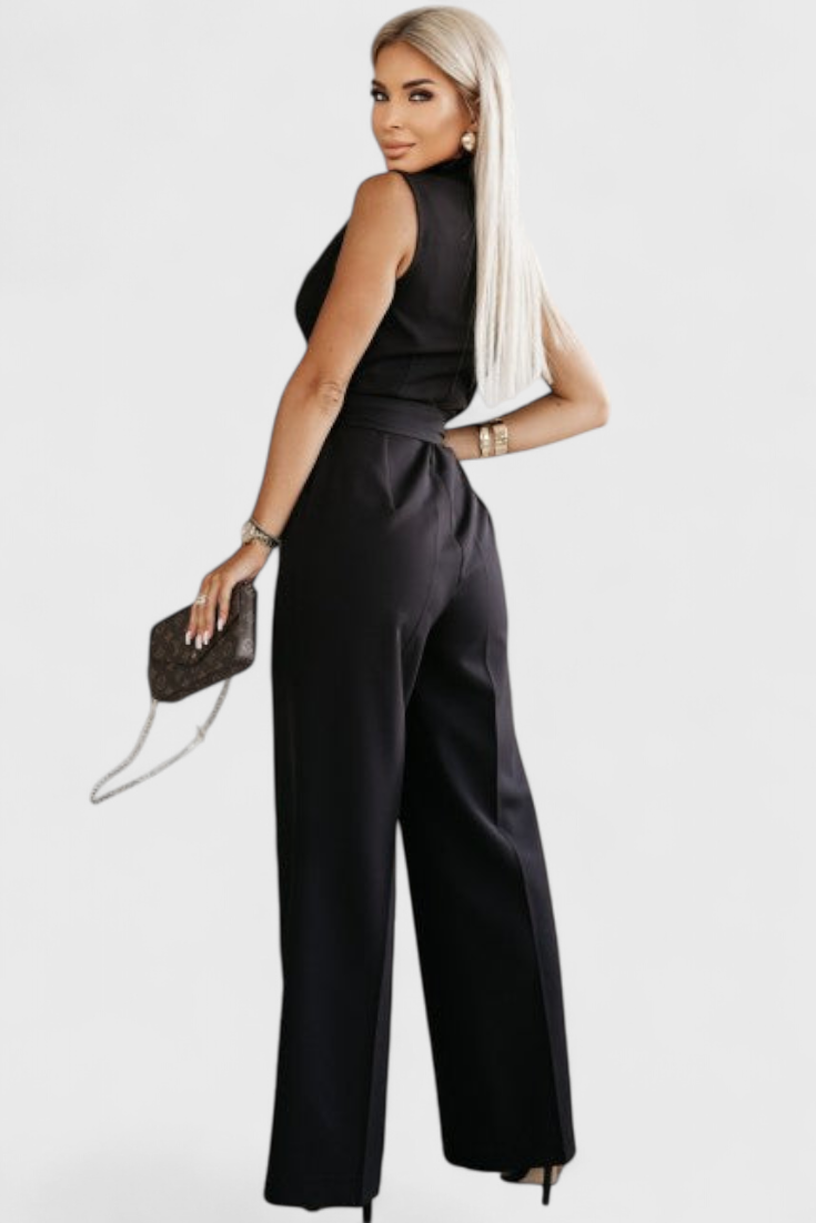 Montserrat Mono Elegant Sleeveless with Bow and Fluid Fall