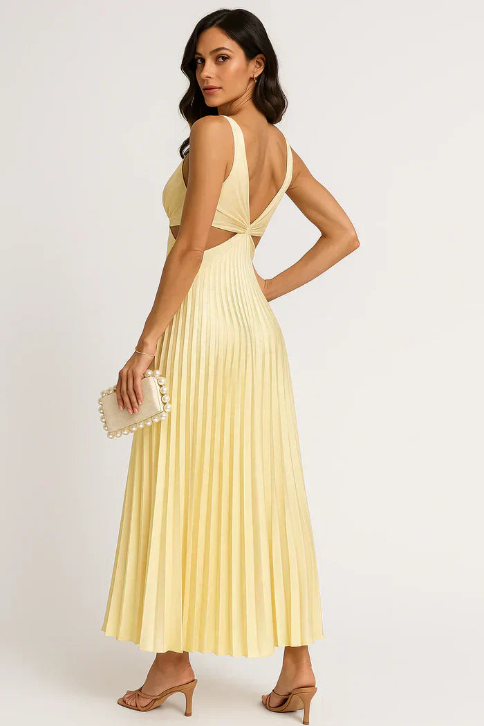 Beauty Dress | Pleated Occasion Dress