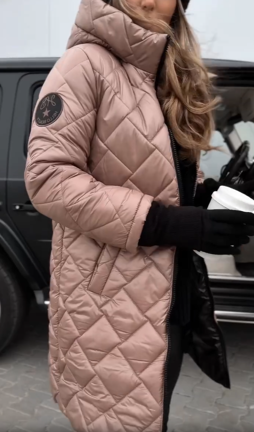 Martina | Elegant Padded Down Jacket with Hood