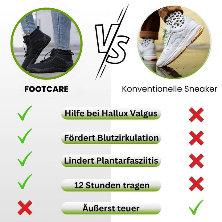 FootCare - waterproof barefoot shoe that alleviates pain for maximum comfort