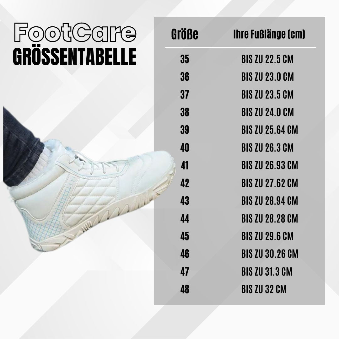 FootCare - waterproof barefoot shoe that alleviates pain for maximum comfort