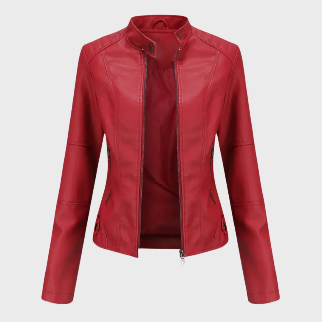Romina | Casual Leather Jacket