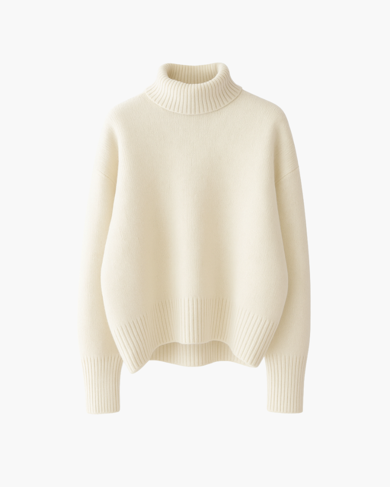 JERSEY SUAVE CON CUELLO ALTO