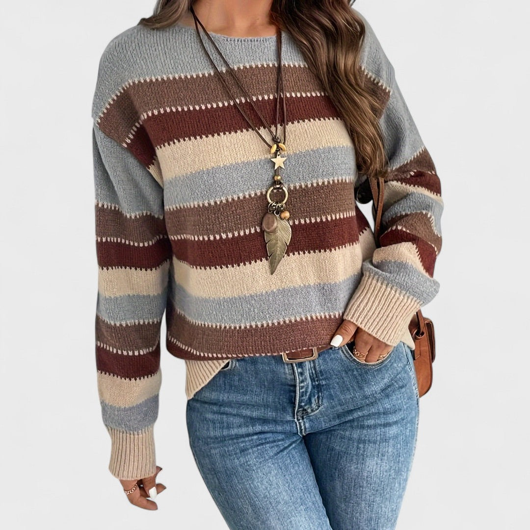 Maryanna - Suéter Casual Vintage para Mujer