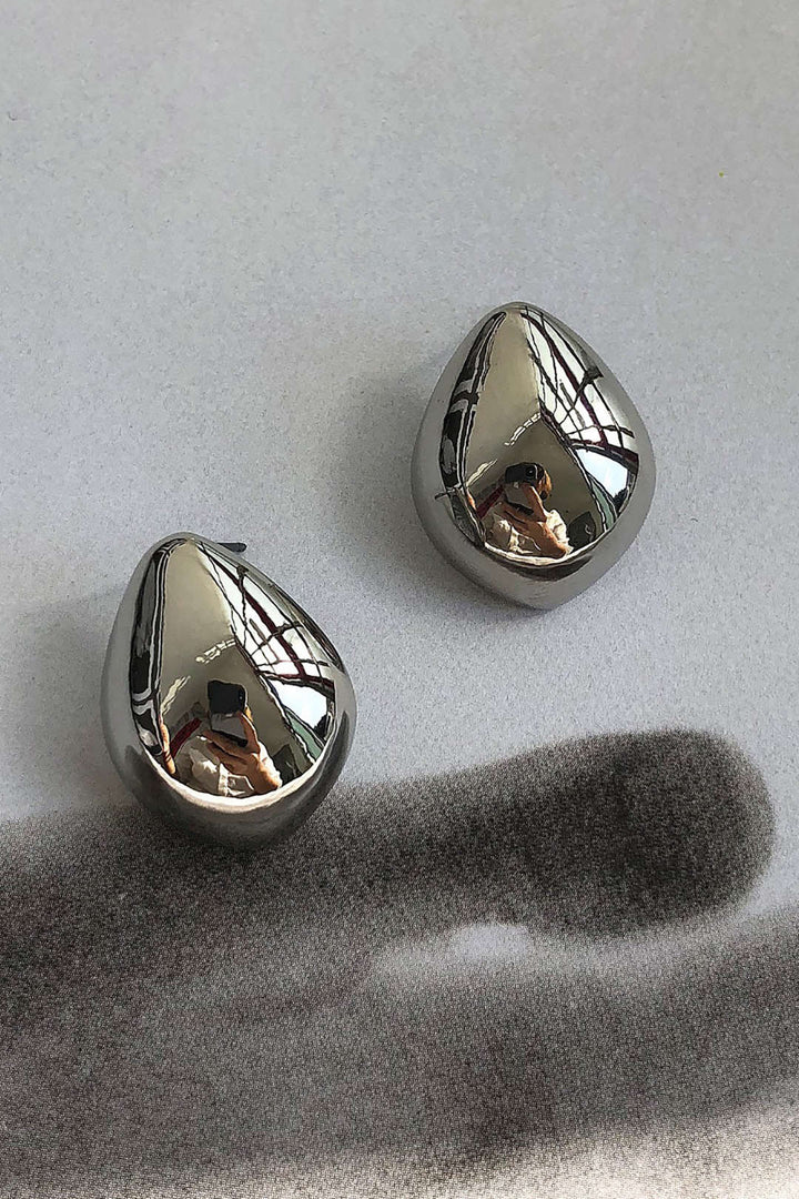 Metallic Drop Earrings