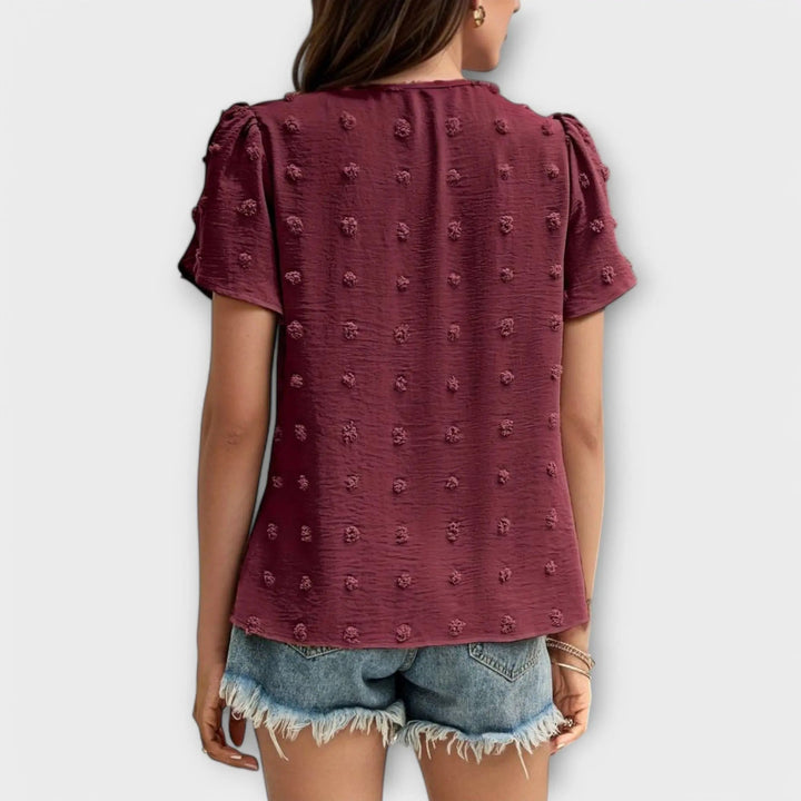 Laura | The Ideal Polka Dot Blouse