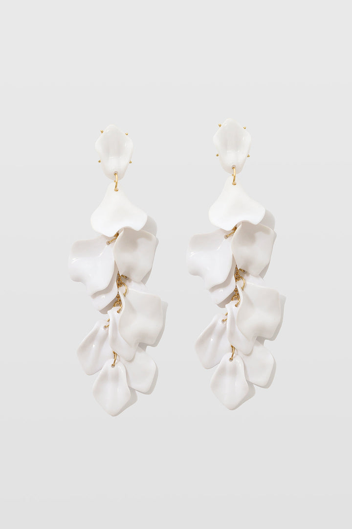 Orchid Petal Drop Earrings