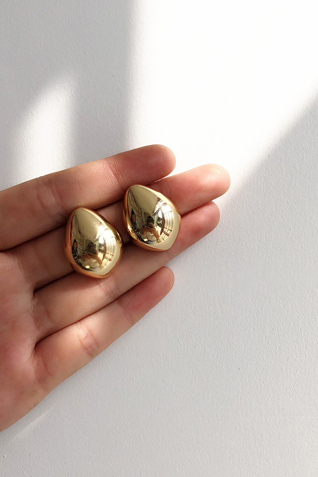 Metallic Drop Earrings