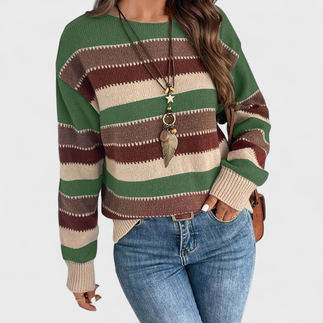 Maryanna - Suéter Casual Vintage para Mujer