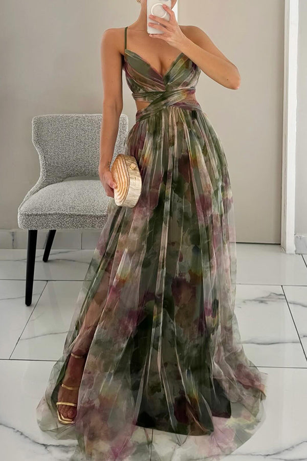 Giselle | Charming maxi dress with floral print