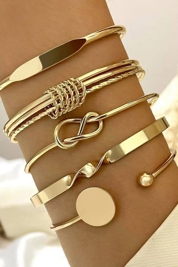 Open Geometric Chain Bracelet