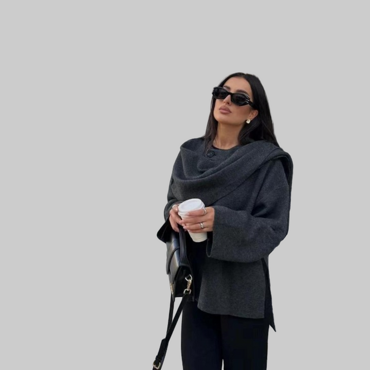 KALEIDE™ | ELEGANT QUALITY FABRIC COAT