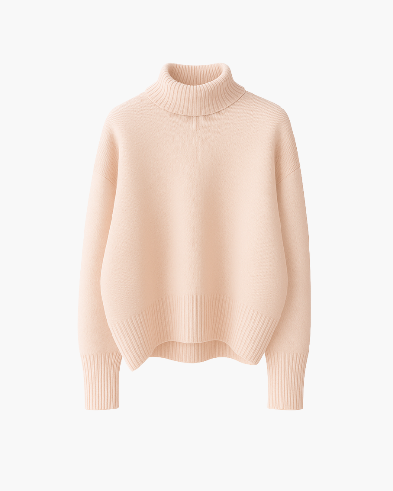 JERSEY SUAVE CON CUELLO ALTO