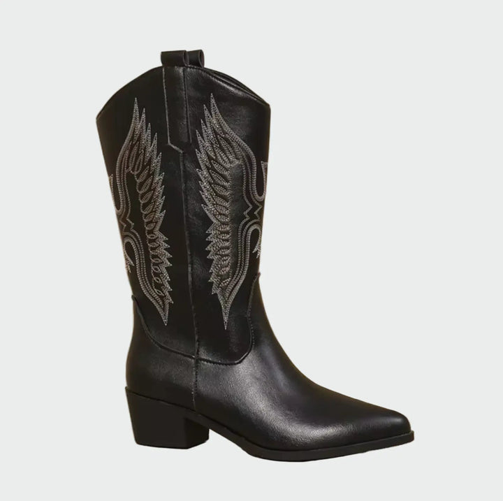 Western Leather Cowboy Boots