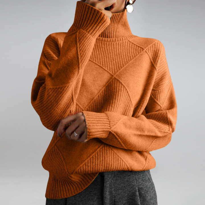 Darcy - Suéter de Cuello Alto Oversize