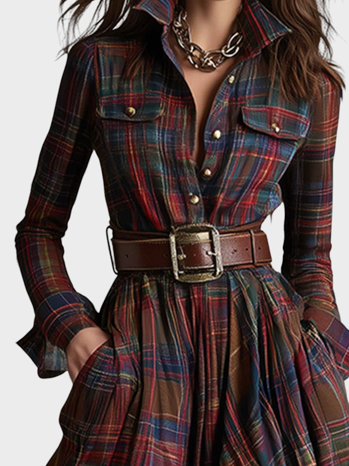 Elena | Classic Elegant Shirt Dress