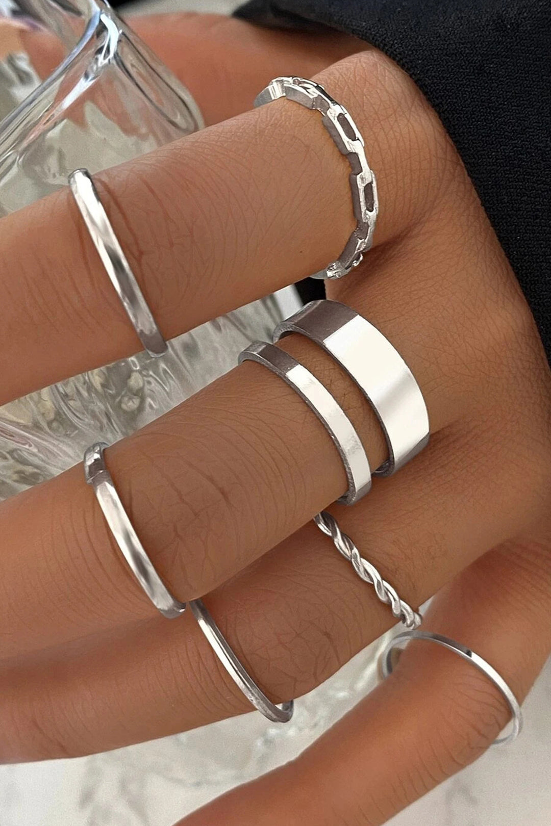Set of 7 Rings