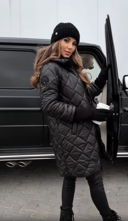 Martina | Elegant Padded Down Jacket with Hood