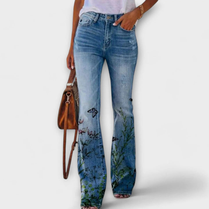 Carla | Floral Trousers