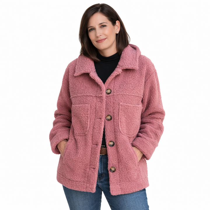 Antonia | Cosy Button-Up Jacket