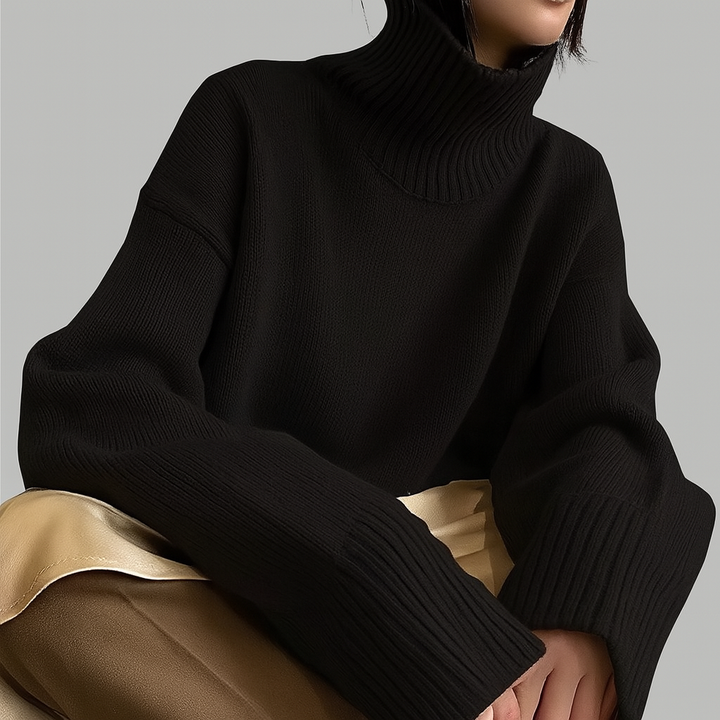 Zoey - Suéter Oversized con Cuello Alto