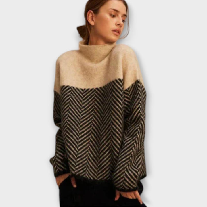 Maeve - Suéter Suave con Cuello Alto