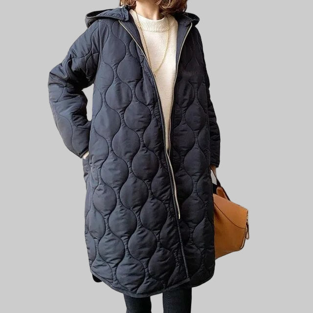 PRISCILLA™ | PARKA WITH HOOD AND CAREFUL DETAILS