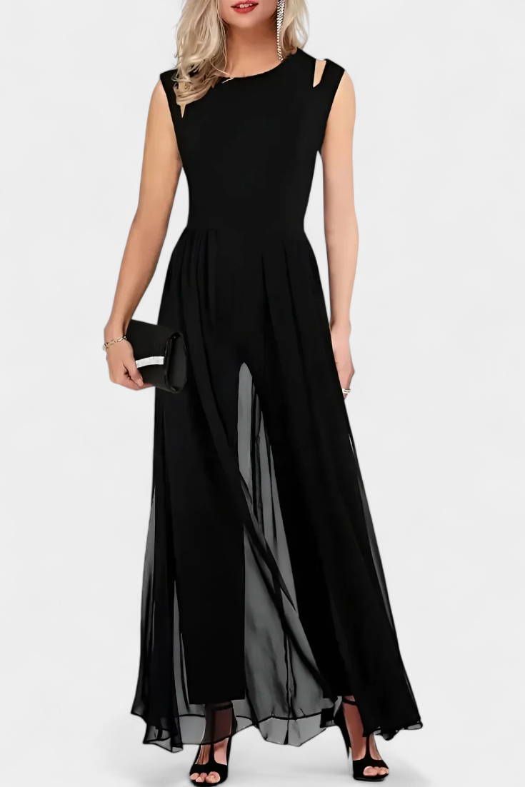 Nadia Mono Elegant Sleeveless with Front Transparency