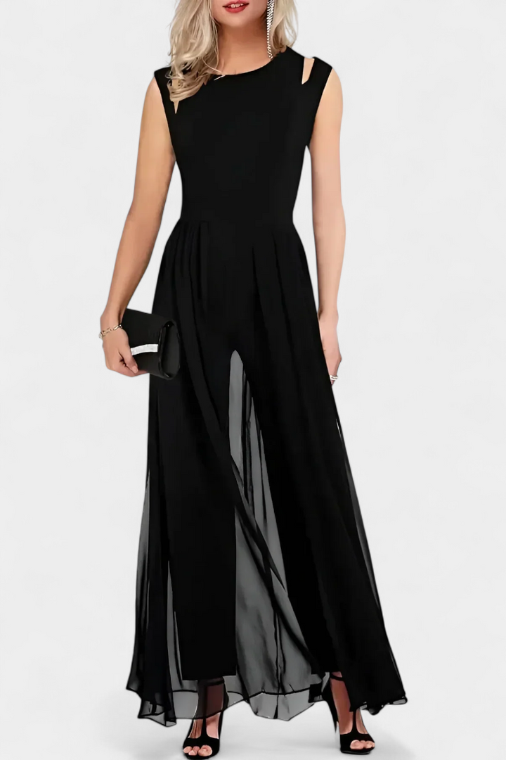 Nadia Mono Elegant Sleeveless with Front Transparency