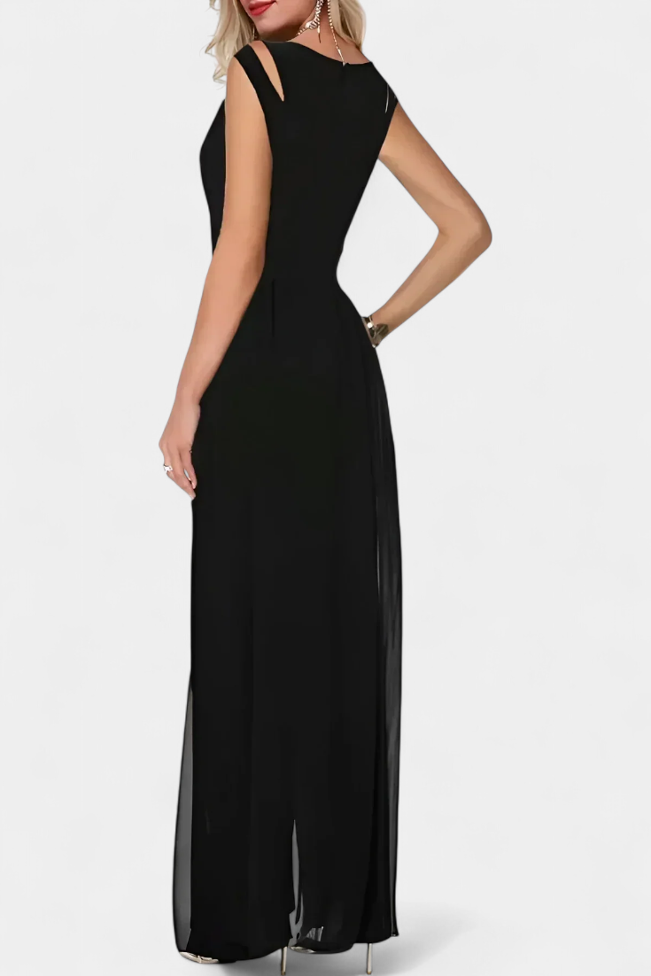Nadia Mono Elegant Sleeveless with Front Transparency