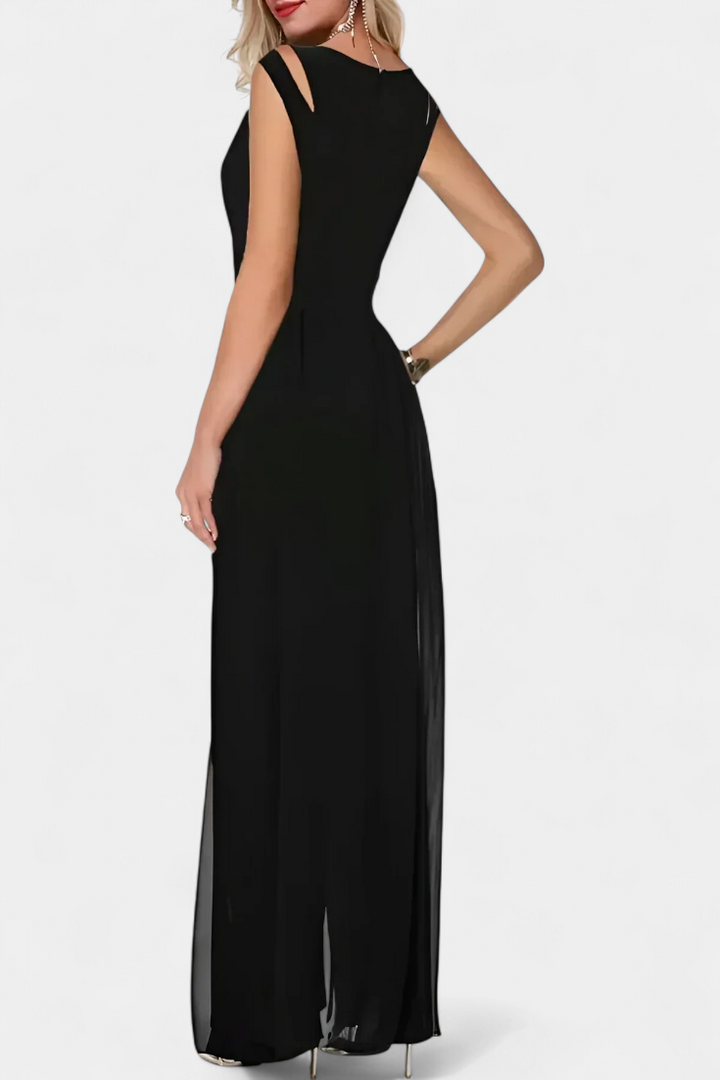 Nadia Mono Elegant Sleeveless with Front Transparency