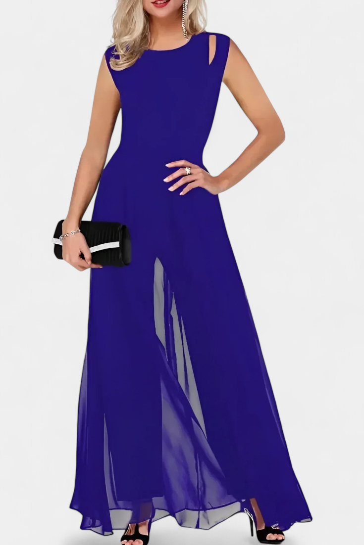 Nadia Mono Elegant Sleeveless with Front Transparency