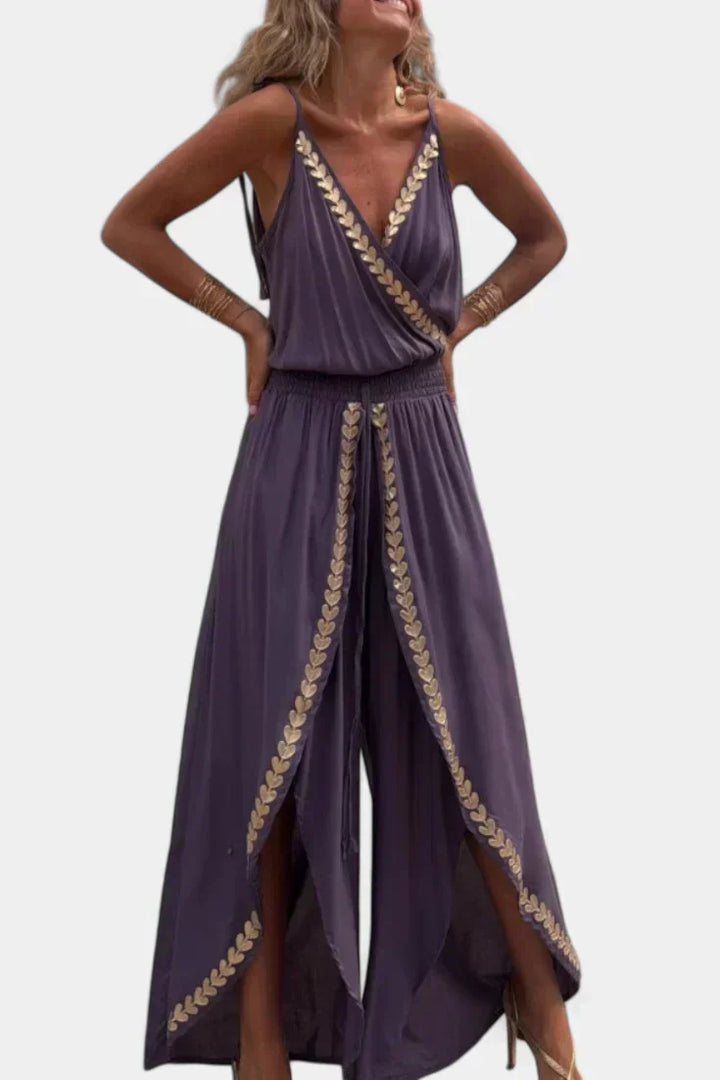 Donatila Mono Unique with Golden Details and Open Leg