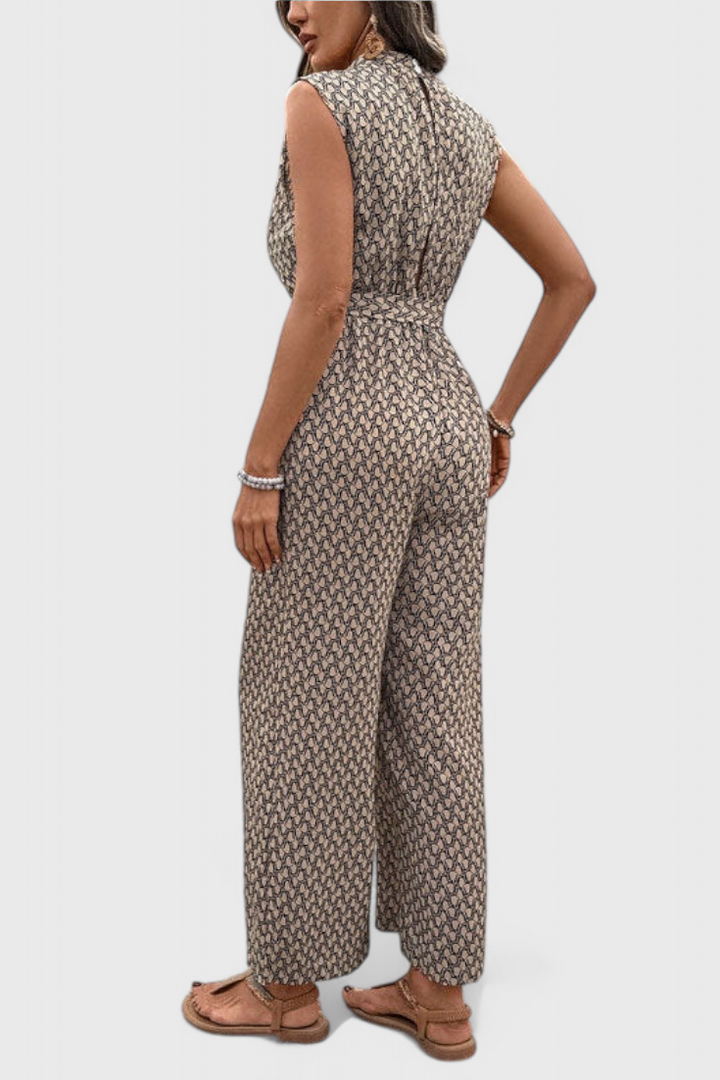 Luzia Geometric Print Jumpsuit