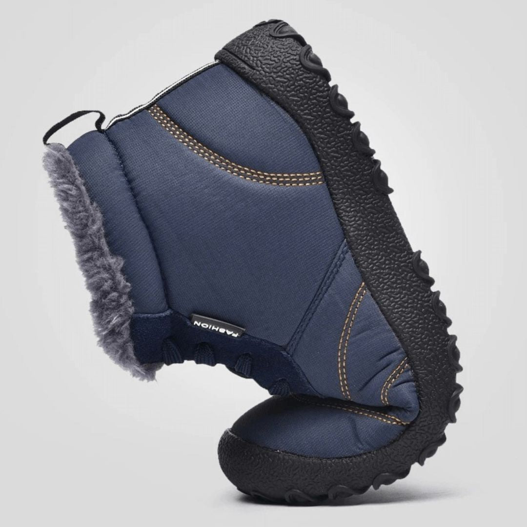 OrthoWarm - cushioned barefoot shoes, water-repellent and pain-relieving