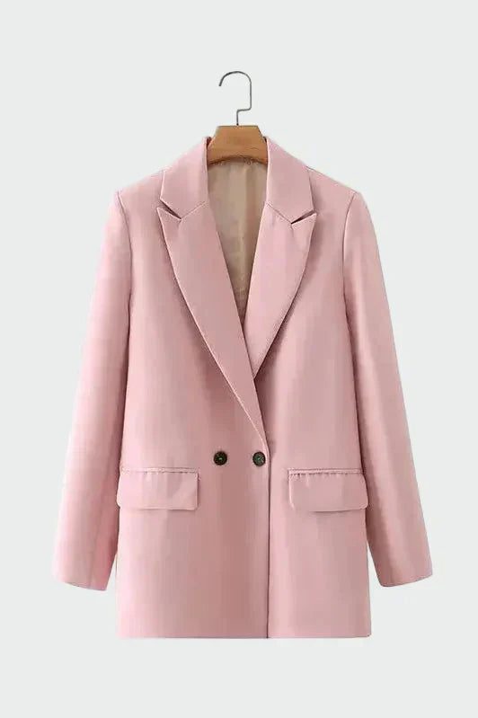 Oversized Coat with Modern Lines
